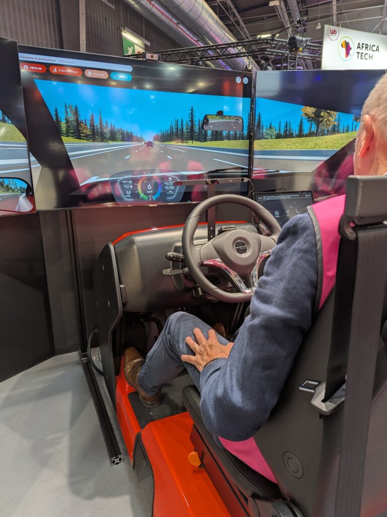Simulateur Develter au salon Vivatech