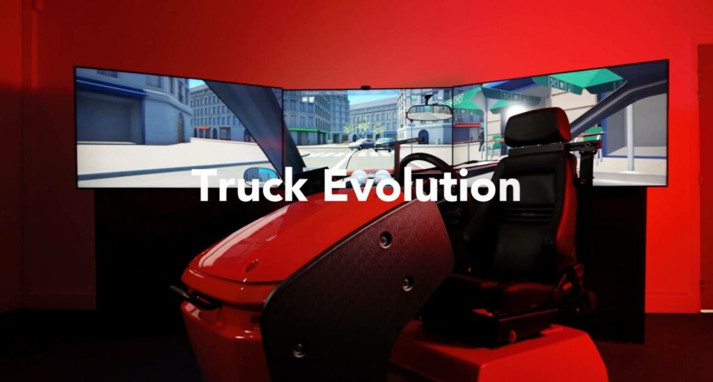 photo du simulateur truck evolution